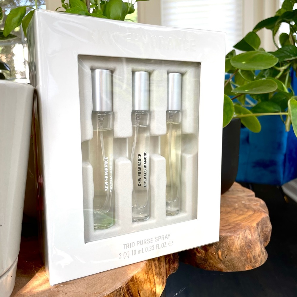 KKW Fragrance Trio Purse Perfume Set UNOPENED/DISCONTINUED